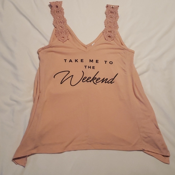 Tops - Graphic Flowy Tank